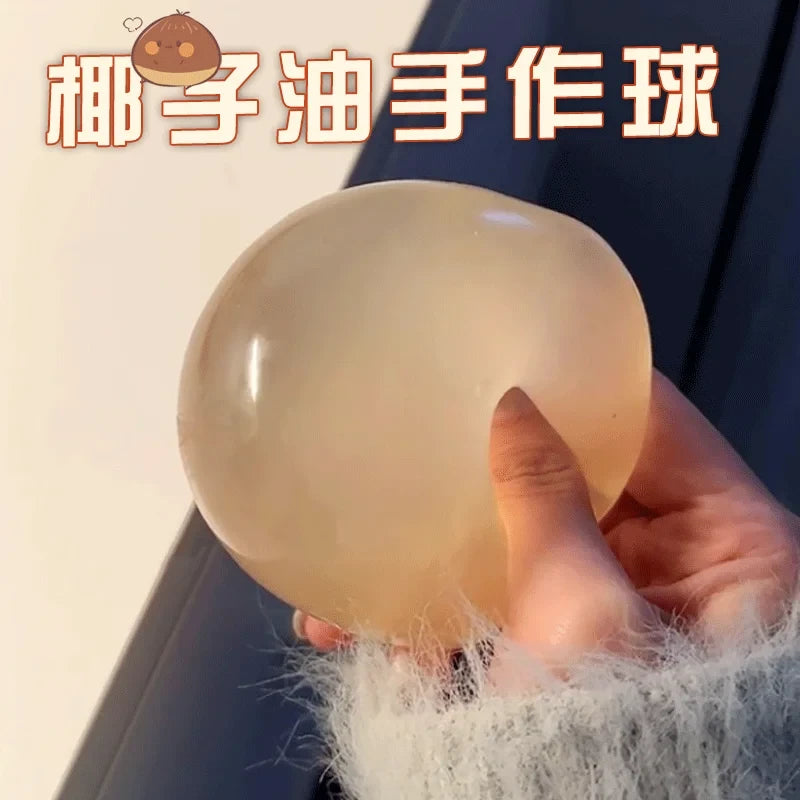 Coconut Oil Jelly Sensory Ball